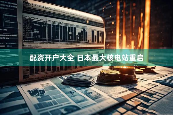 配资开户大全 日本最大核电站重启